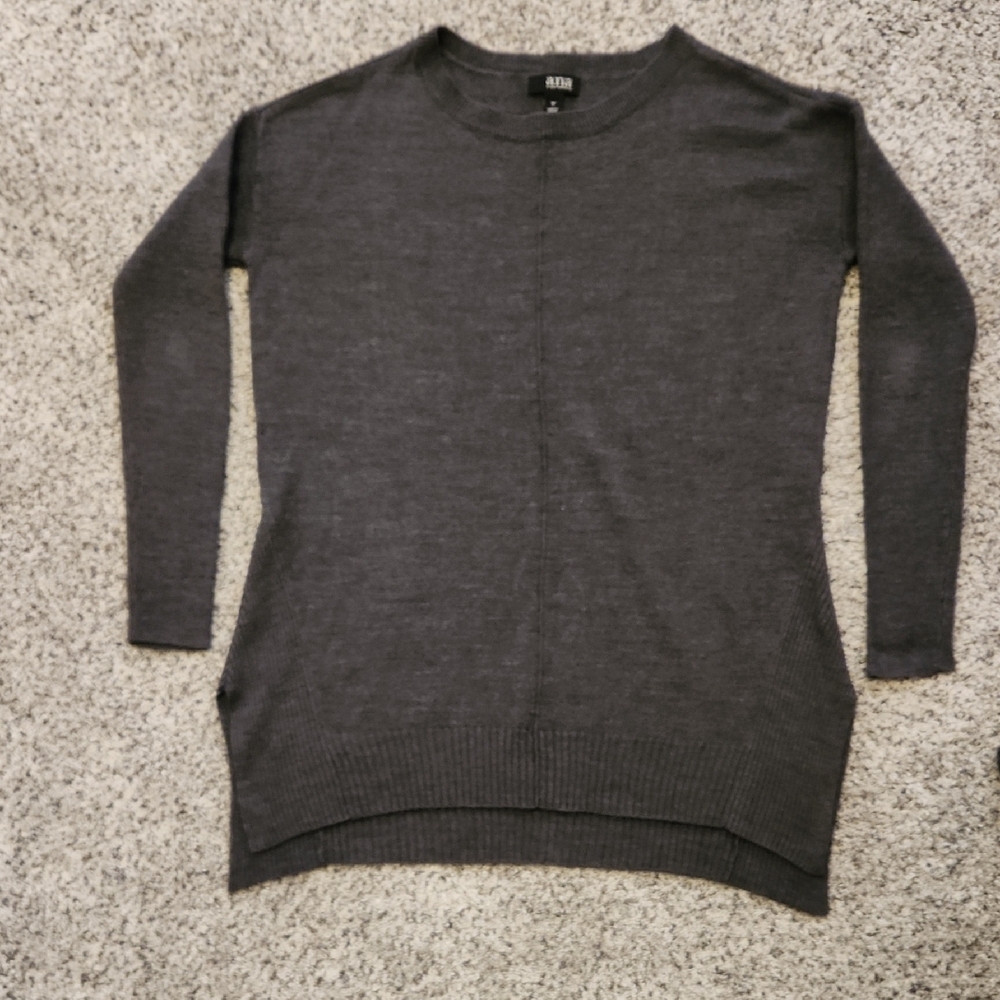 a.n.a Charcoal Crew Neck Sweater